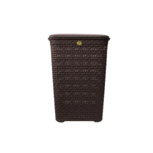 Cesto Rattan c/tapa chocolate La Ardilla