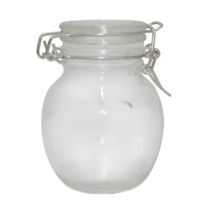 Frasco mini redondo con clip 140 ml