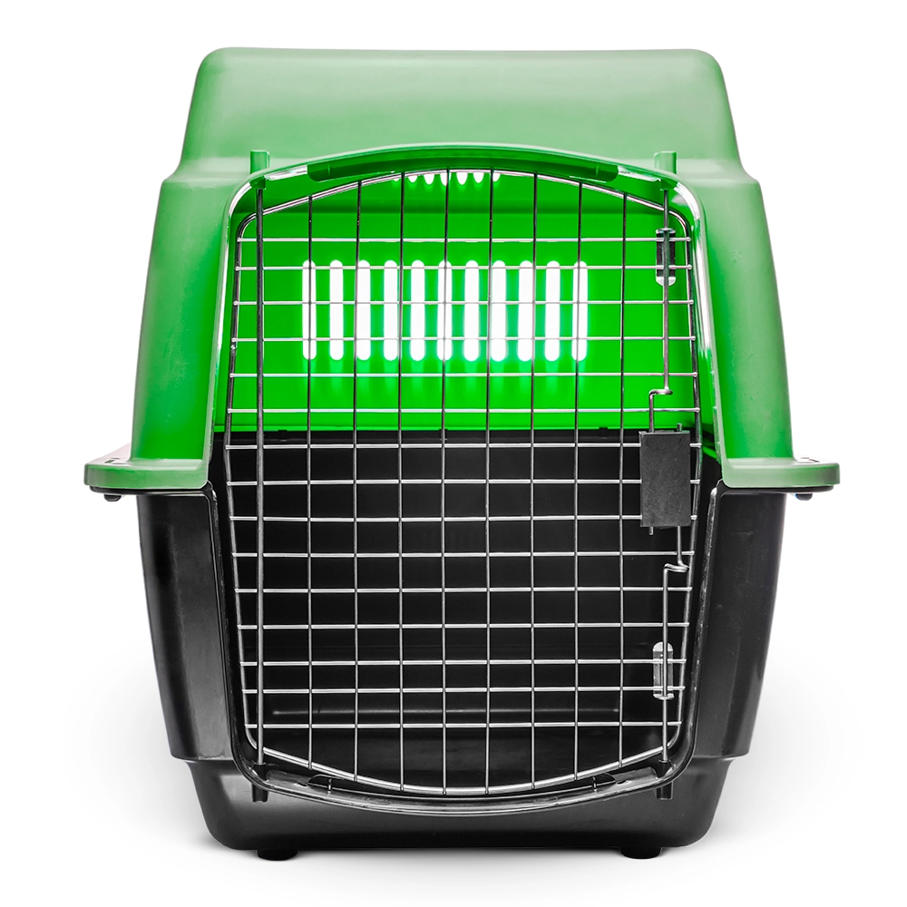 Casa / Transportadora para perro mediana verde, Duna