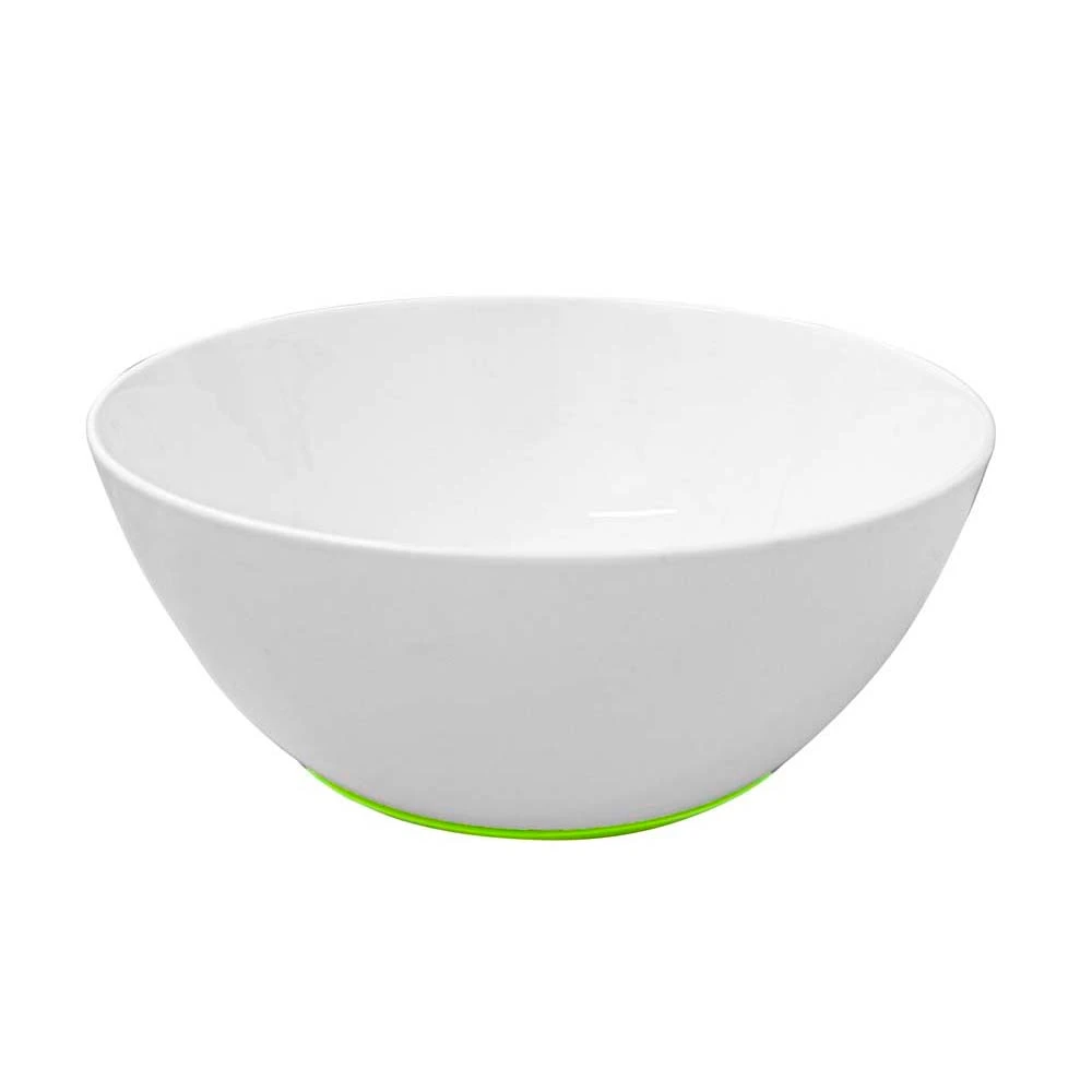 Ensaladera Con Base Silicon 26cm Porcelana Ecoware - Imagen 2