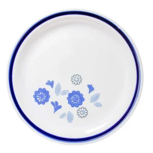 Plato Trinche 27 cm Bidens Bleu Con Flores
