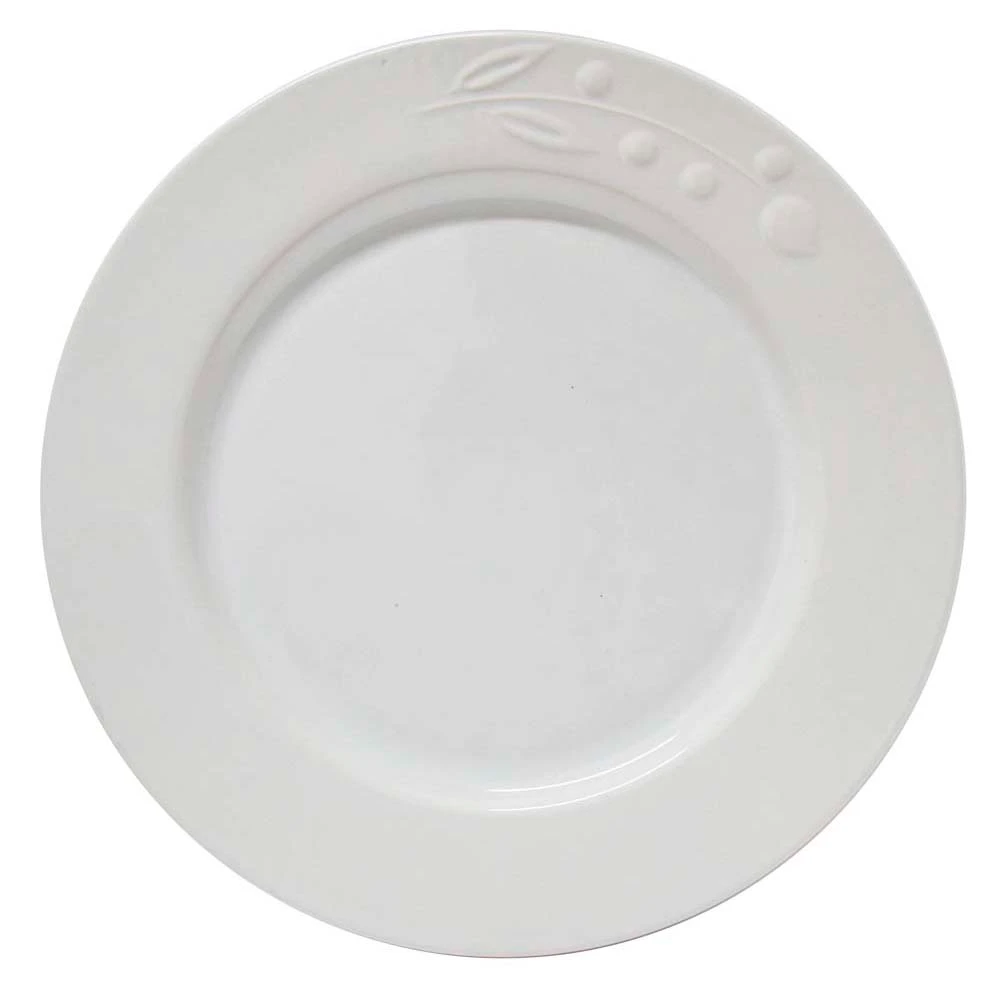 Plato Trinche 27.5 cm Corsage Blanco Para Mesa