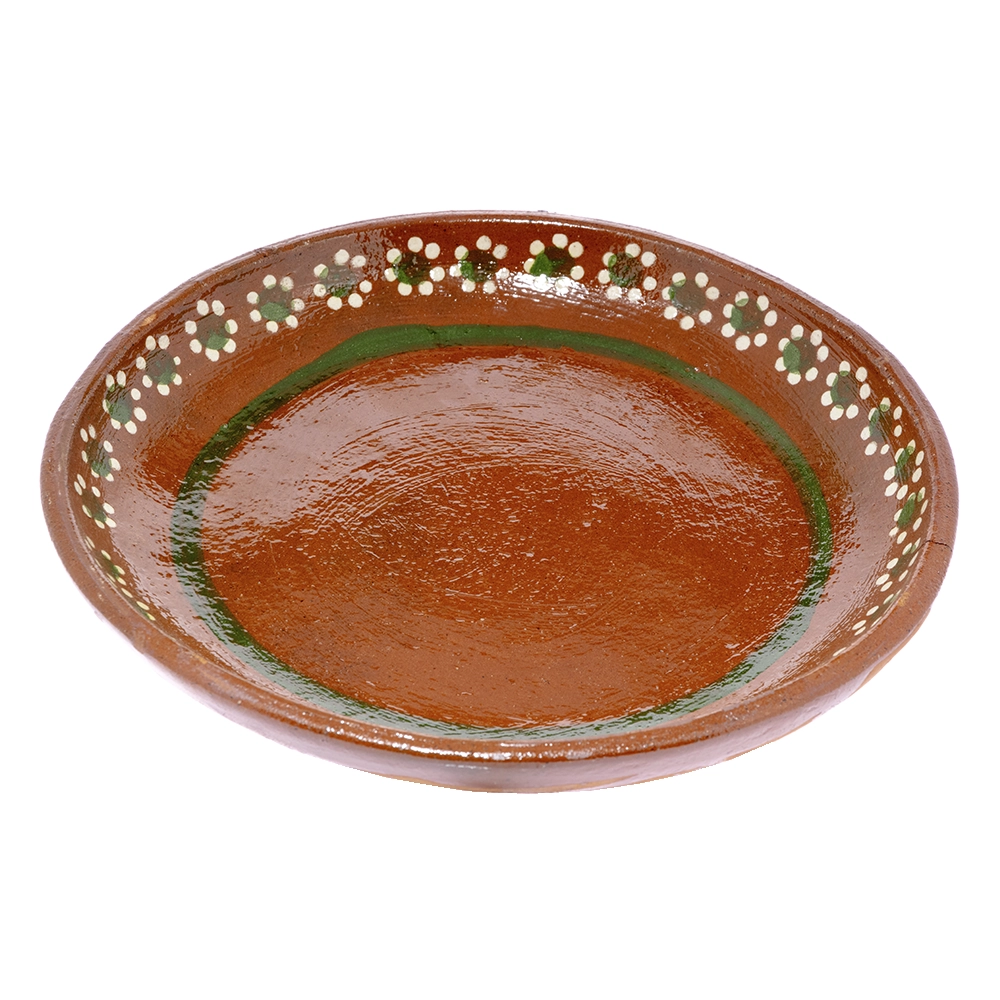 Plato Trinche 25 cm Barro Tradicional