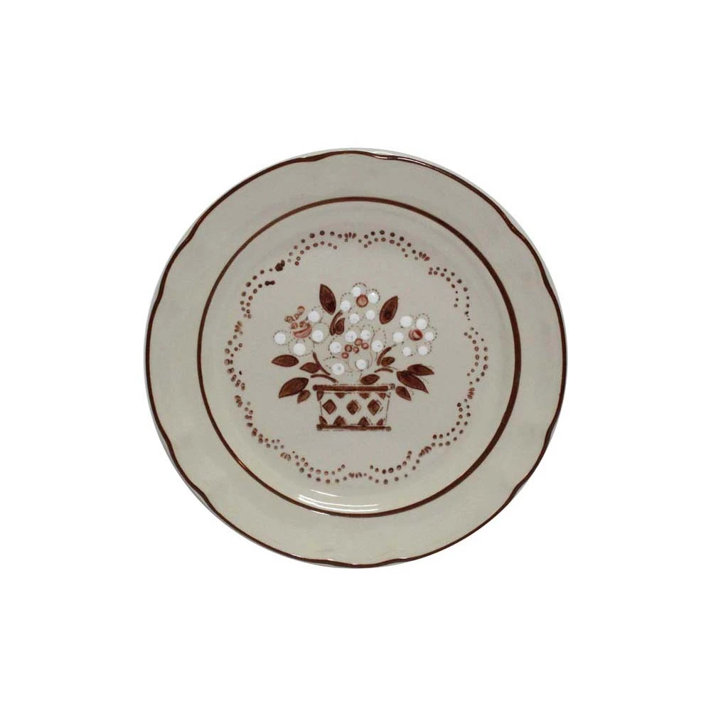 Plato Pastel Flor de Otoño Santa Anita