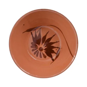 Plato Pozolero Almendra Decorado