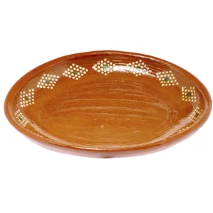 Plato Ovalado 25 cm Barro Ladrillo