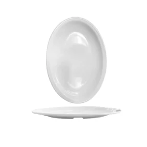 Plato Ovalado blanco 29cm Távola