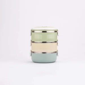 Portaviandas 3 Niveles Acero Inoxidable