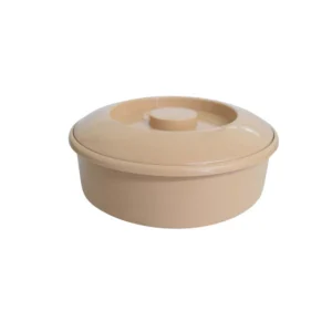 Tortillero Mexicano con Tapa Café Plástico Boris