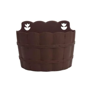 Maceta Pared Chocolate 24cm Plástico La Ardilla