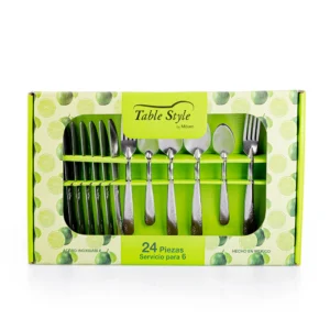 Juego de 24 Cubiertos Fresno Acero Inoxidable Moven