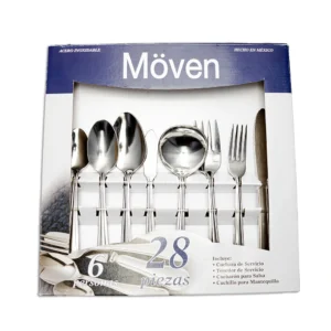 Cubiertos Aries Moven 28 Piezas