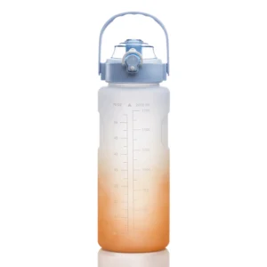 Botella Motivacional Deportiva 2L Plástico