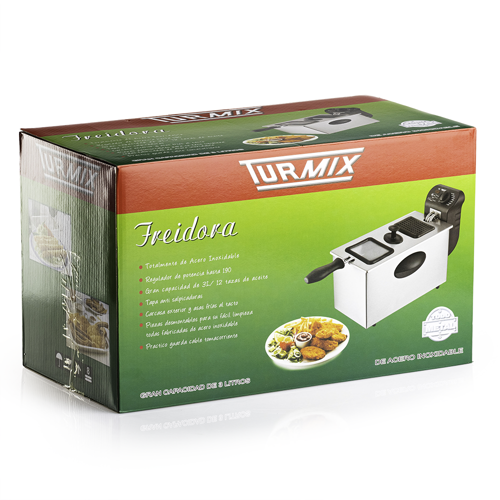 Freidora de Aceite Túrmix temperatura