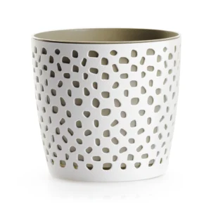 Maceta Redonda Isabella 18cm Plástico CUBASA