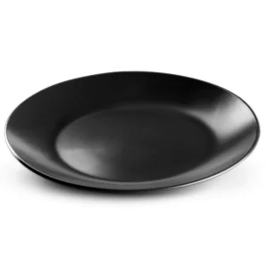 Plato Trinche 26 cm Match Negro Cerámica