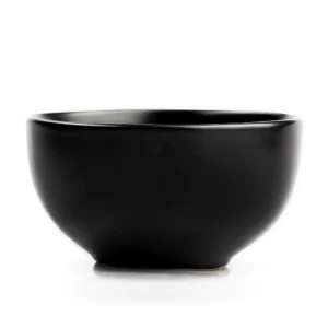 Tazón Sopero 450ml Cerámica Match Negro Crown Baccara