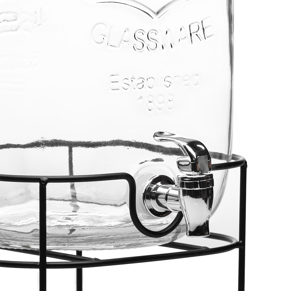 Dispensador Vitrolero Labrado 8L Vidrio Vittori - Imagen 4