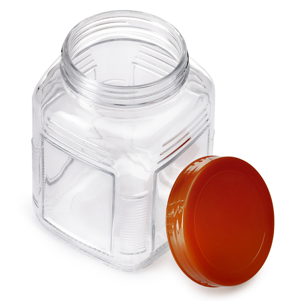 Brocal Cuadrado 1.5L Vidrio Mittori - Imagen 2