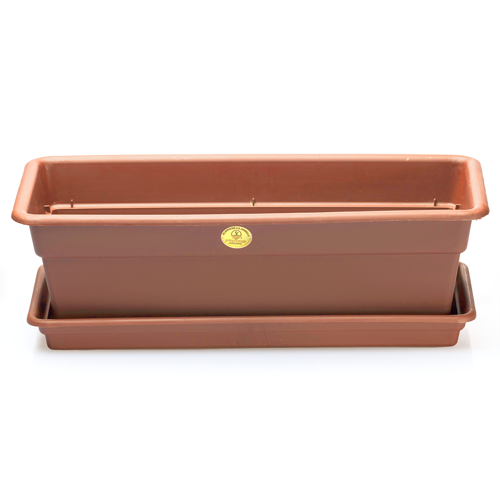 Maceta Jardinera Barro 61cm Plástico La Ardilla - Imagen 4