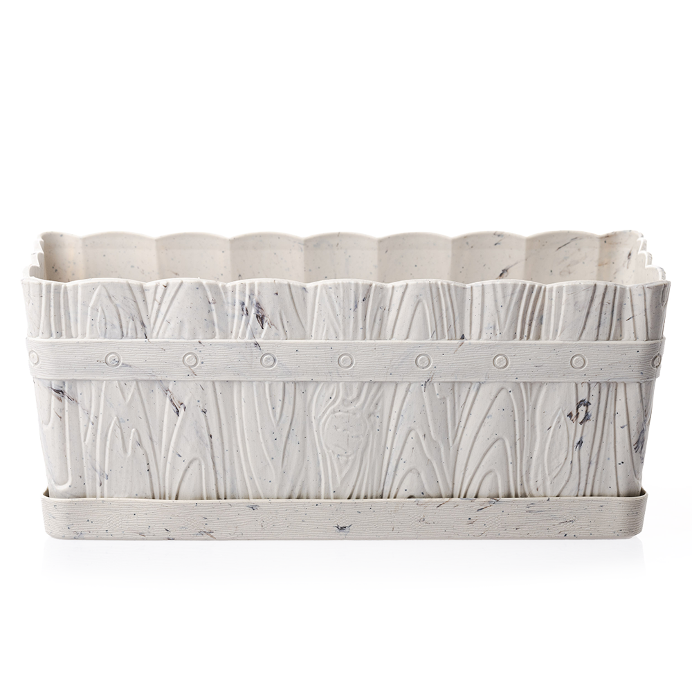 Maceta Jardinera Alamo 34x17cm Plástico La Ardilla