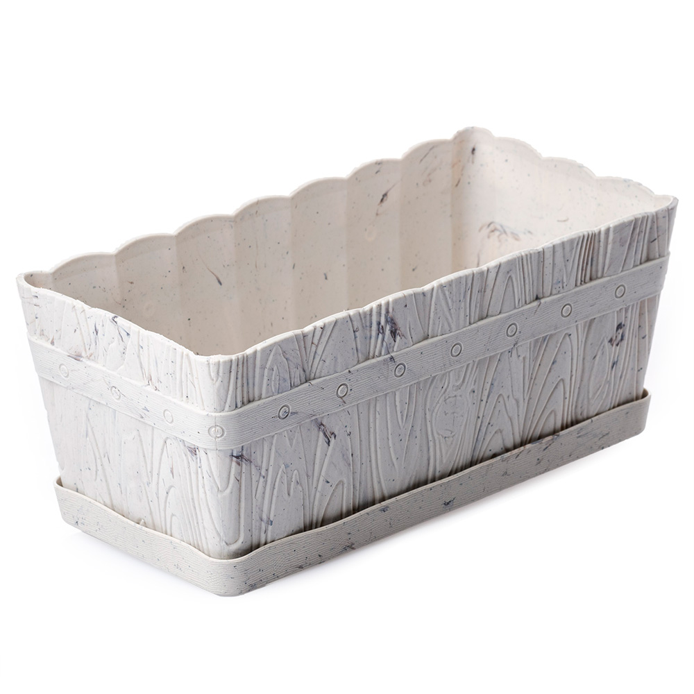 Maceta Jardinera Alamo 34x17cm Plástico La Ardilla - Imagen 2