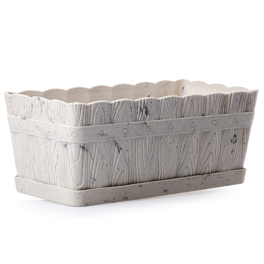 Maceta Jardinera Alamo 34x17cm Plástico La Ardilla - Imagen 3