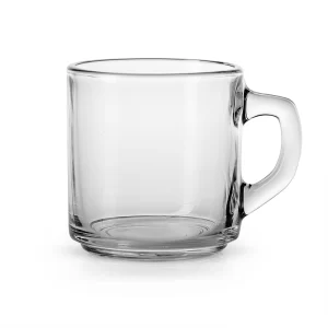 Taza Lisa 320ml Vidrio Crisa