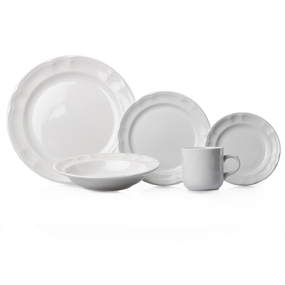 Vajilla 20pzas Barroco Santa Anita