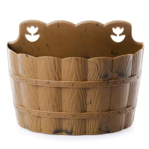 Maceta Pared Caoba 17x8cm Plástico La Ardilla