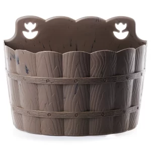 Maceta Pared Nogal 31x19cm Plástico La Ardilla