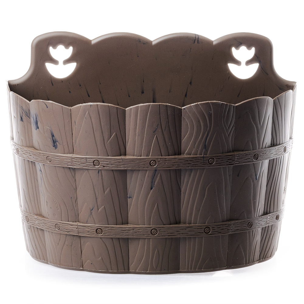 Maceta Pared Nogal 31x19cm Plástico La Ardilla