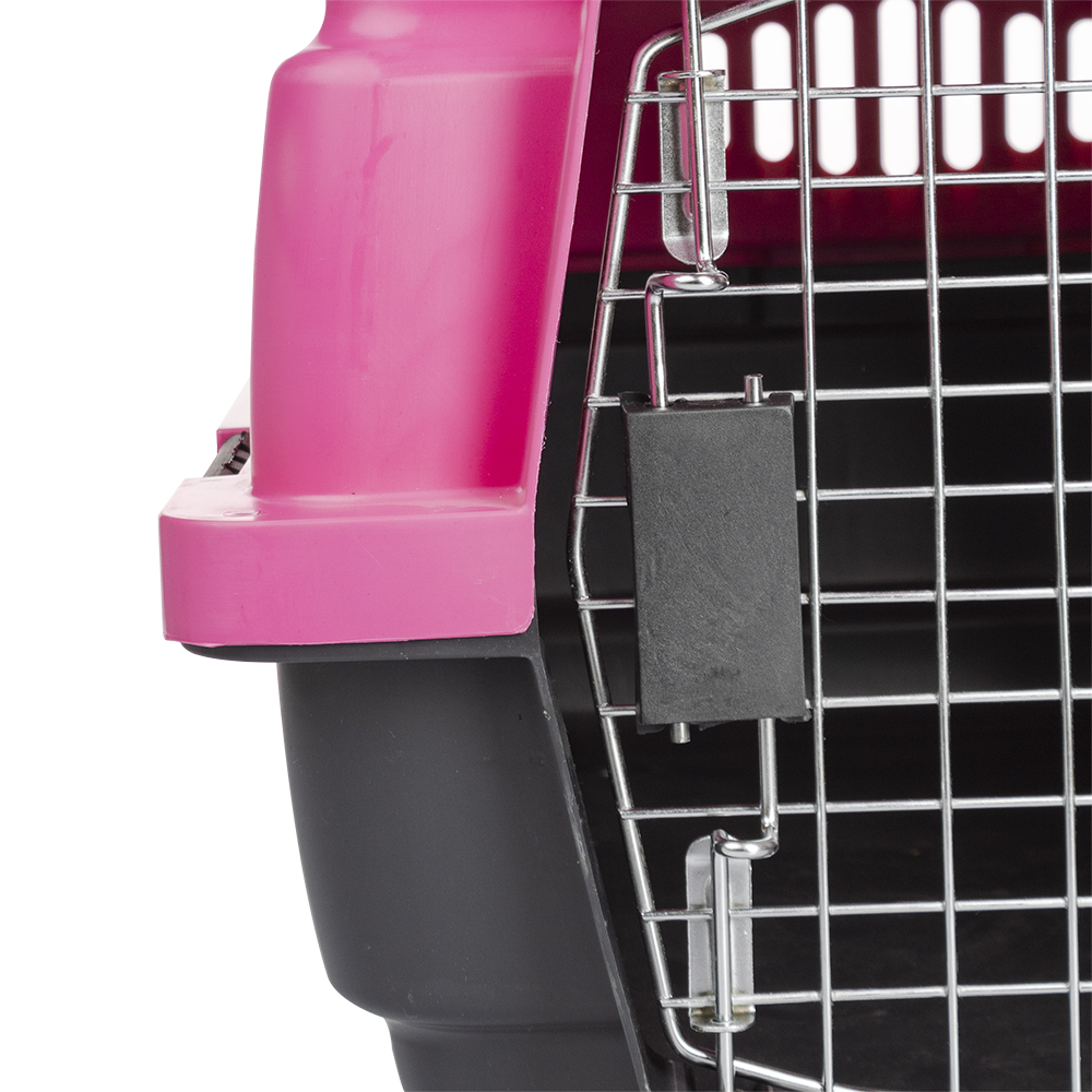 Casa Transportadora Para Perro Kennel Chica Rosa Duna - Imagen 3