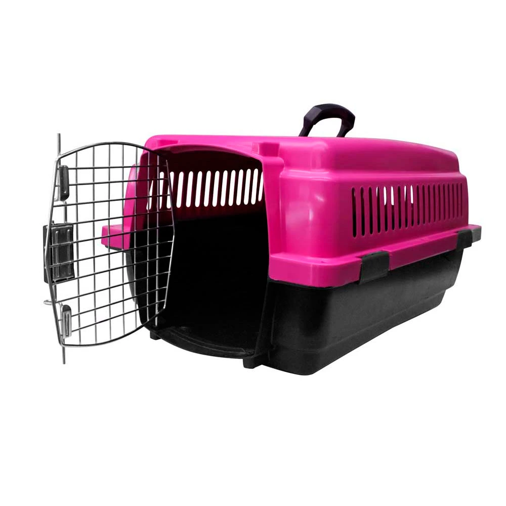 Casa Transportadora Para Perro Kennel Chica Rosa Duna - Imagen 5