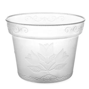 Maceta Orquídea 17cm Plástico Transparente