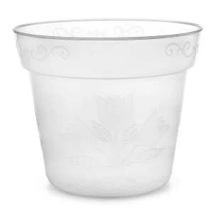 Maceta Orquídea 25cm Plástico Transparente