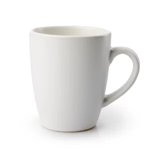 Taza Match Blanca 350ml Cerámica Crown Baccara