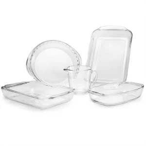 Juego de 5 Refractarios para Hornear Vidrio Pyr-O-Rey