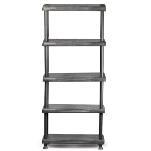 Estante Moderno Milán Color Negro Duna