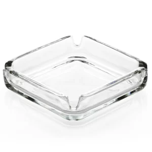 Cenicero Cuadrado Vidrio Santos