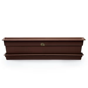 Maceta Jardinera Chocolate 61cm Plástico La Ardilla