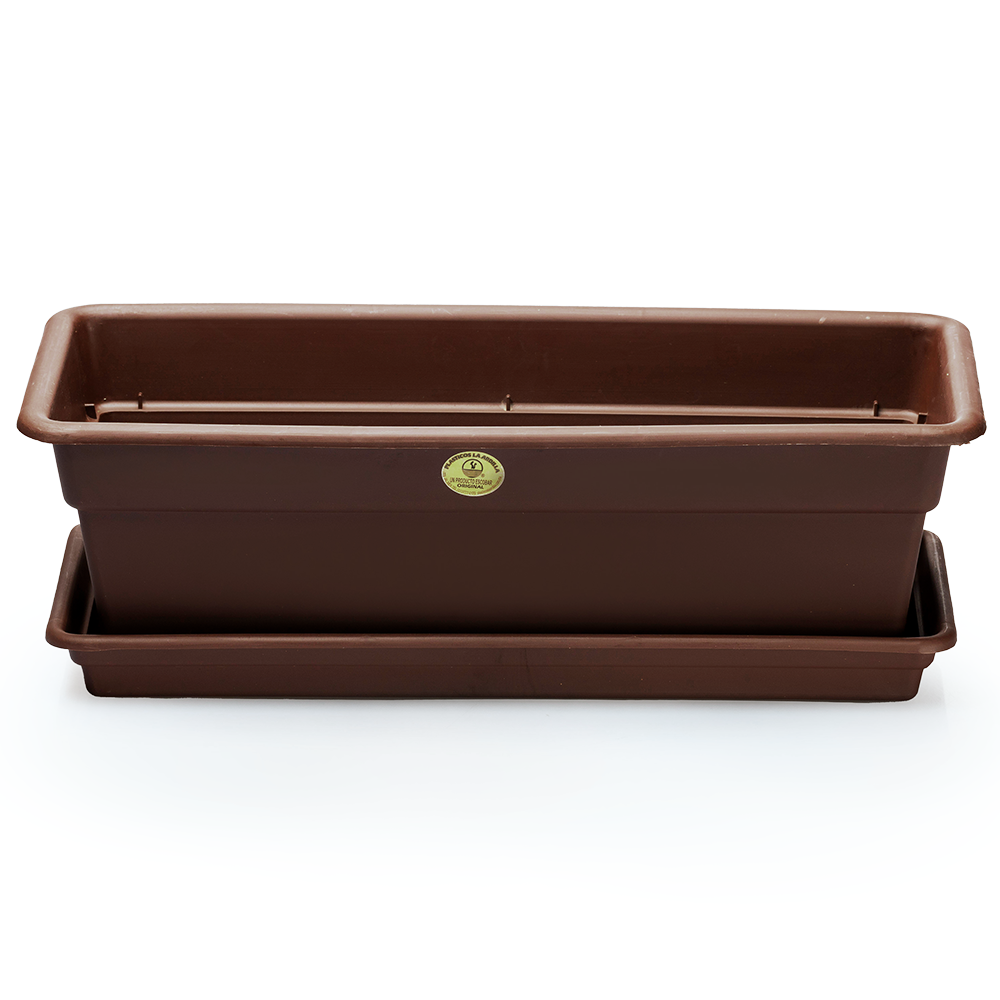 Maceta Jardinera Chocolate 61cm Plástico La Ardilla - Imagen 4