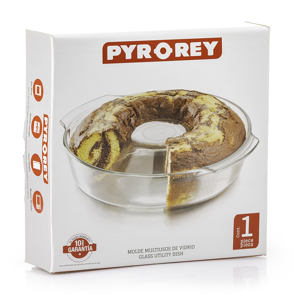 Molde Rosca 25cm Vidrio Pyr o Rey - Imagen 4