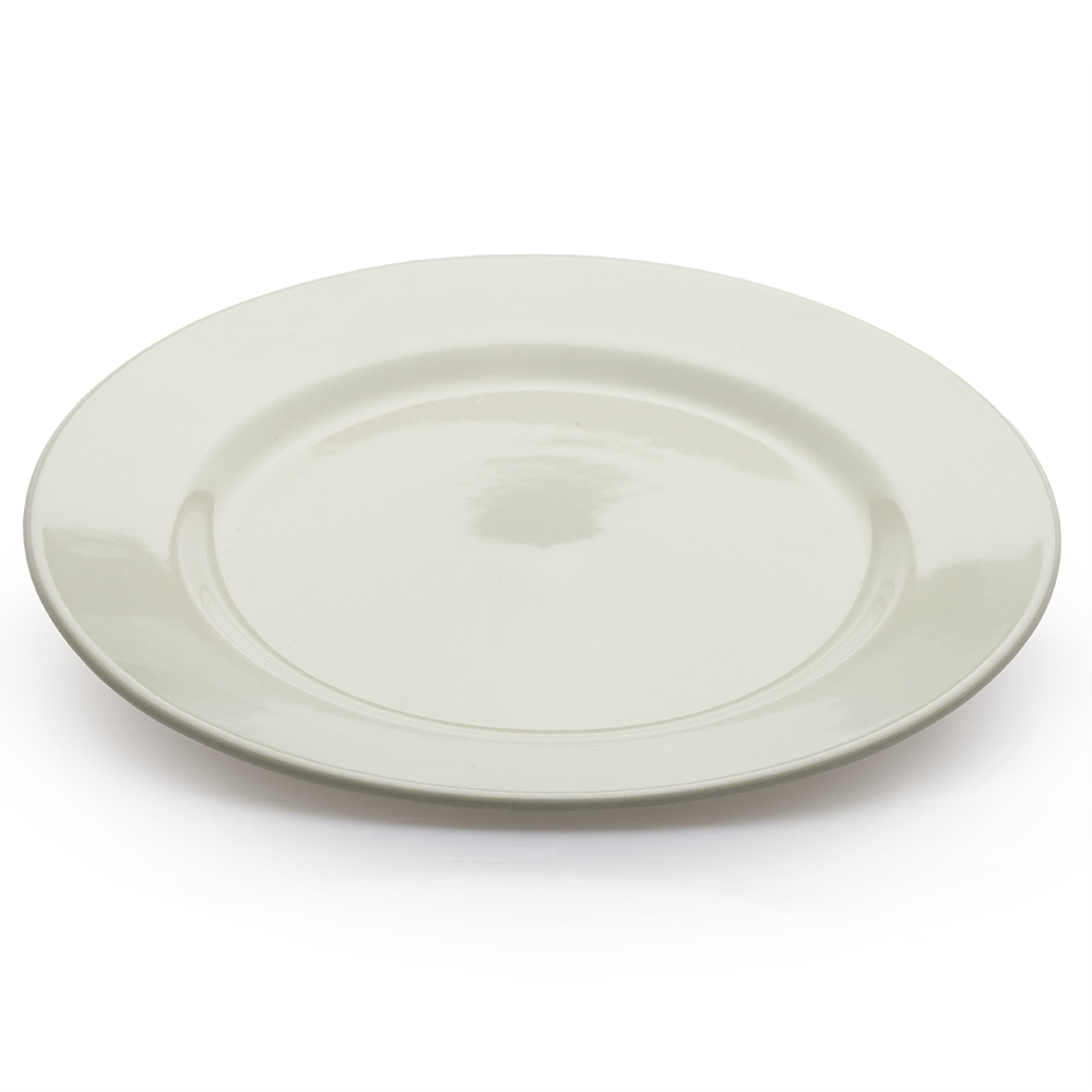 Plato Trinche 27 cm Nevada Blanco Corona