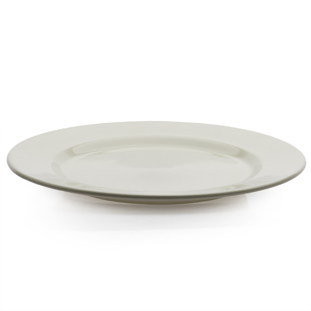 Plato Trinche 27 cm Nevada Blanco Vajilla