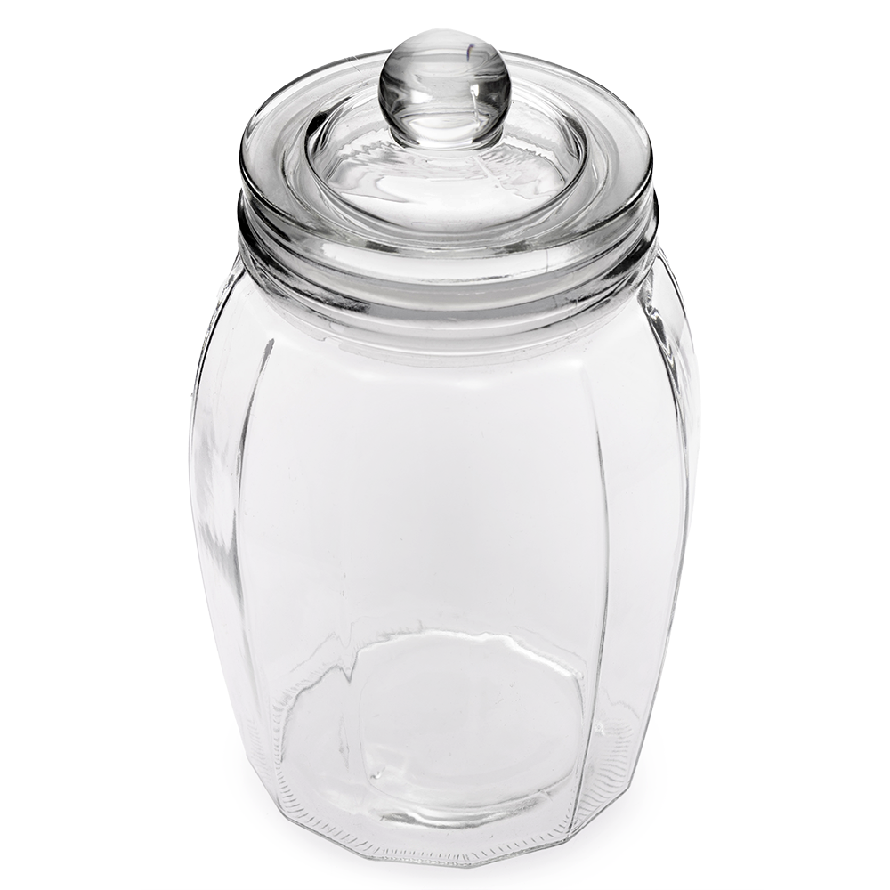 Frasco Hermético Labrado 1.2L Vidrio Omibel - Imagen 2