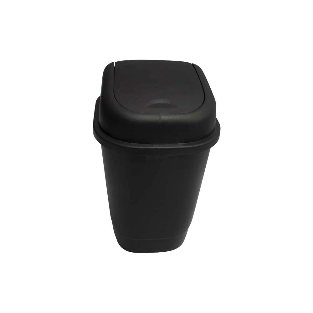 Bote Balancín 11L Negro Plástico Torosen