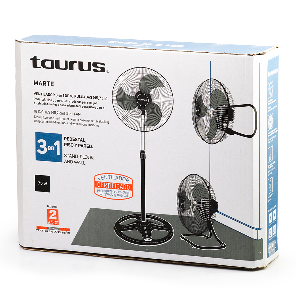 Ventilador Marte 3 en 1 18 Pulgadas Taurus - Imagen 7