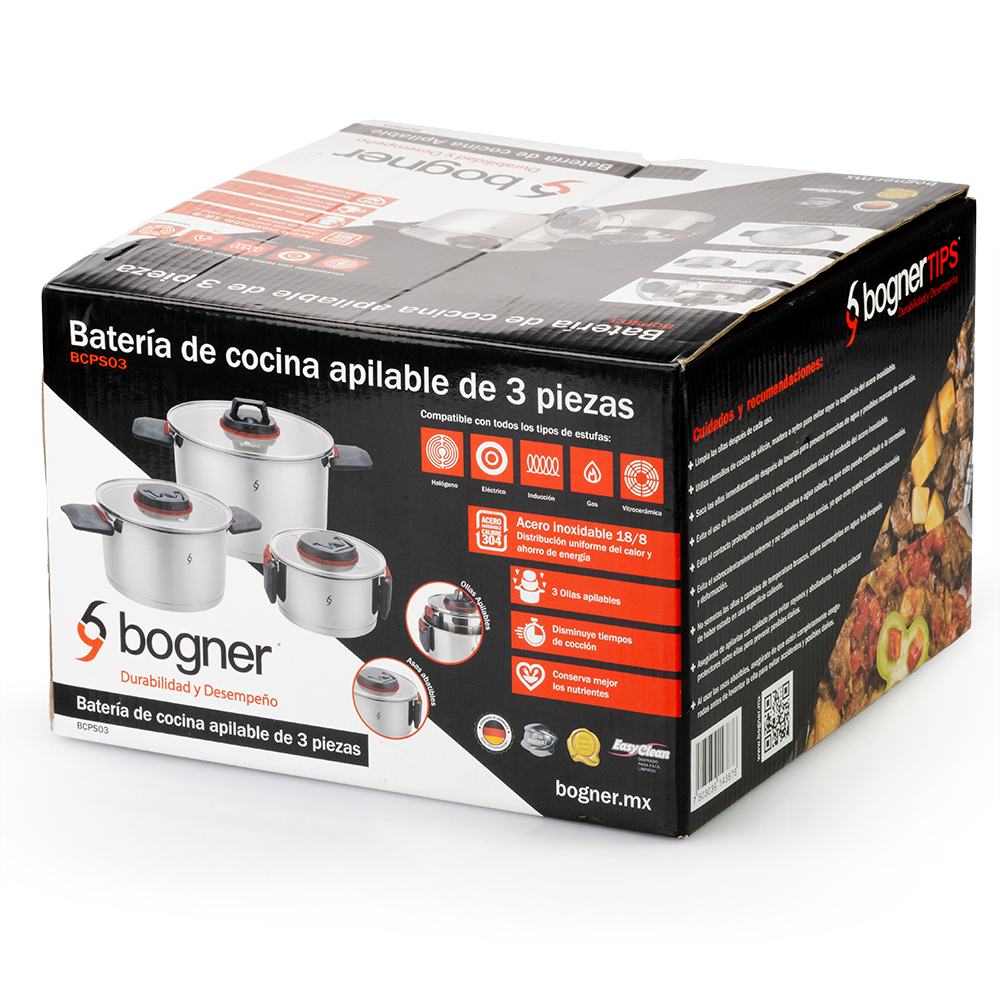 Batería de Cocina 3 piezas Bogner - Imagen 6