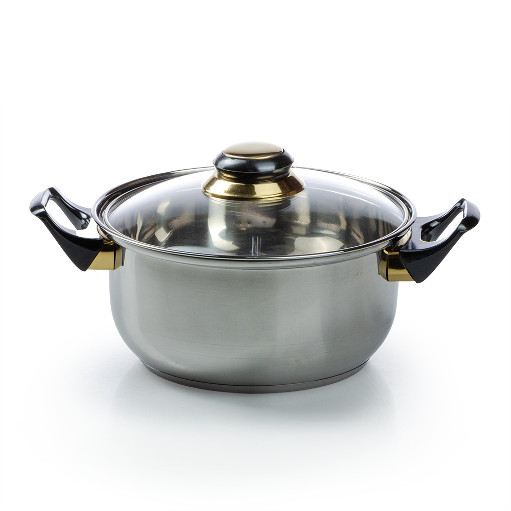 Batería de Cocina La Poblana 12 Piezas Acero Inoxidable Negra - Imagen 5